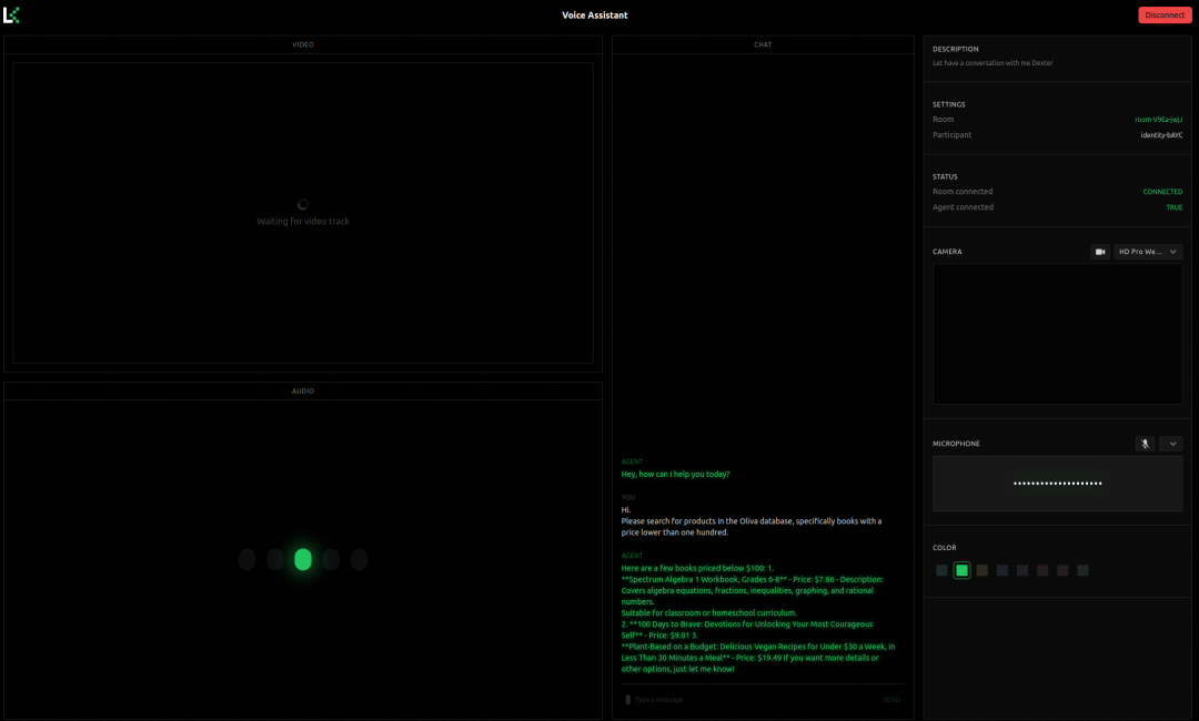 Livekit Agent Playground